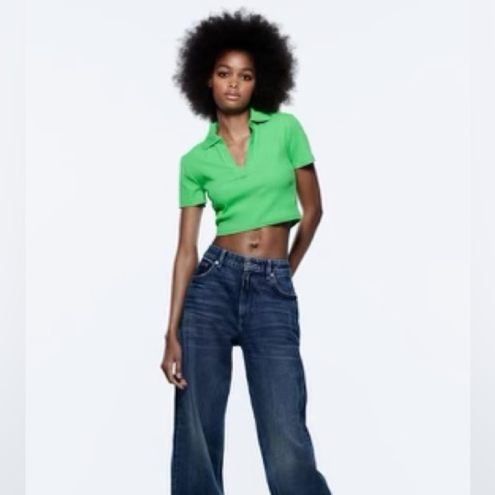 Zara The Rib Polo Shirt